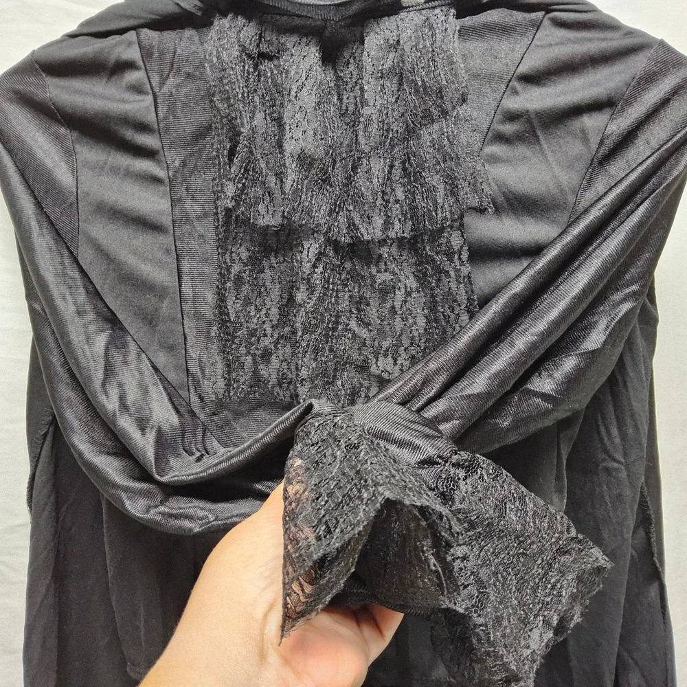 California Costume Headless Horseman Kids Large 10-12 Black Gothic Spooky Outfit